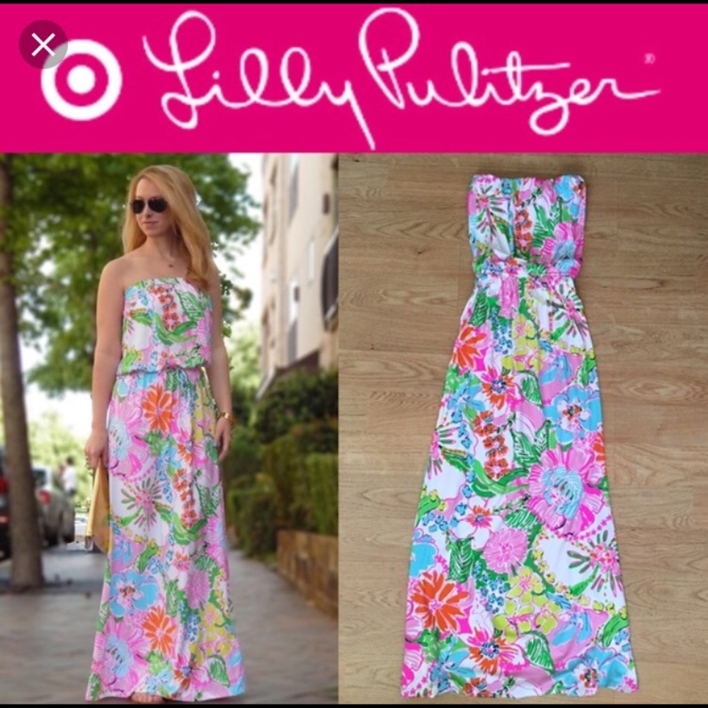 Lilly Pulitzer for Target Nosie Posey Maxi Dress